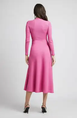 Sheike Madeline Midi Dress Pink Size 14 for rent on The Volte - image 3