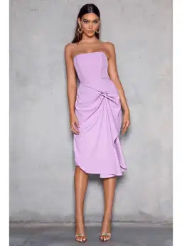 Elle Zeitoune Arell Dress in Lavander Size AU 14 for rent on The Volte - image 1