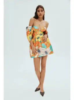 Alemais Piato Sculpt Mini Dress Floral Size AU 8 for rent on The Volte - image 1