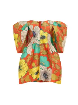 Alemais Piato Sculpt Mini Dress Floral Size AU 8 for rent on The Volte - image 5