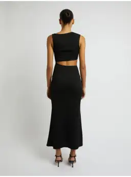 Christopher Esber Serpentine Crystal Stoned Tank Dress Black Size AU 6 for rent on The Volte - image 6