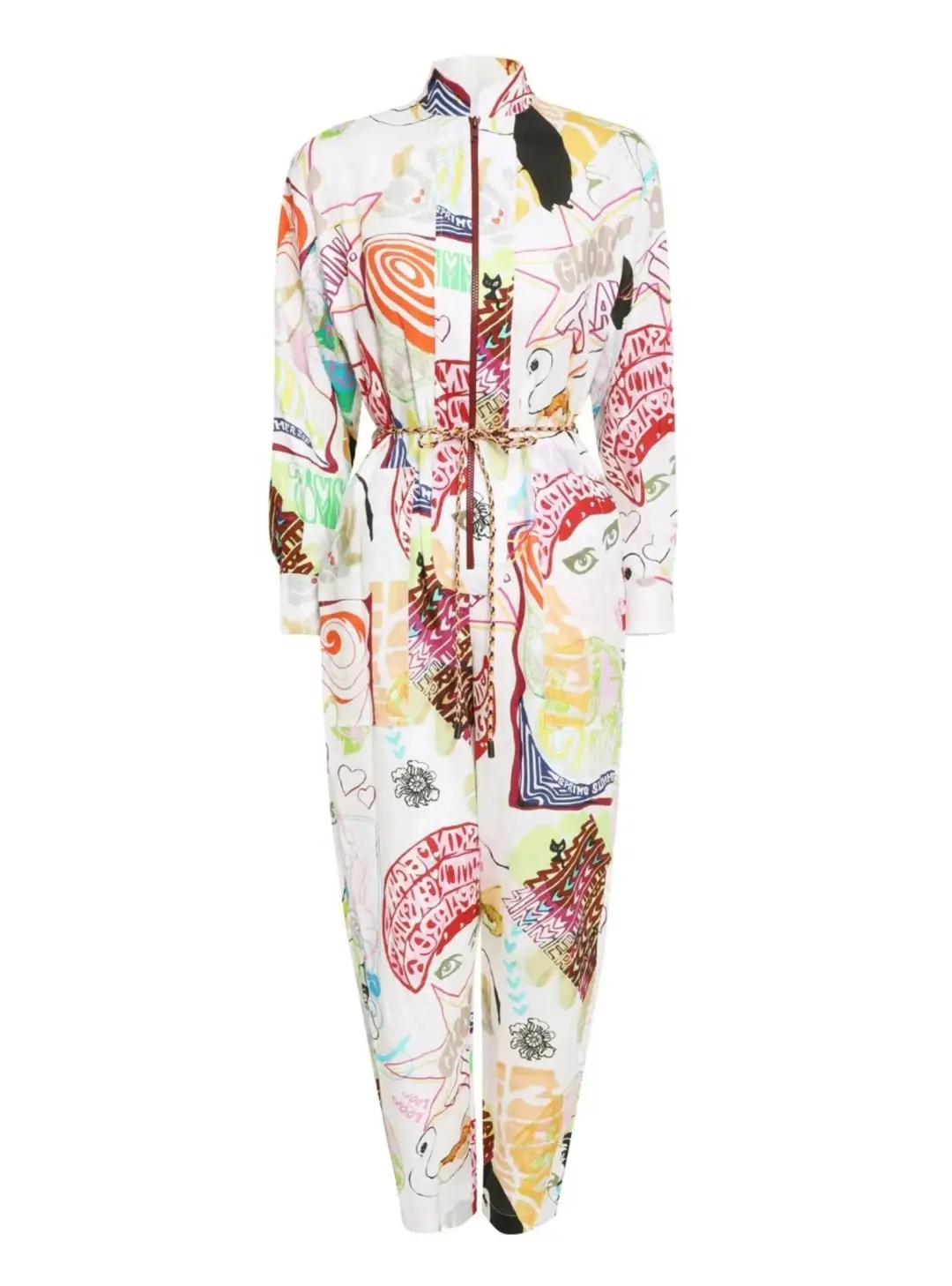 Zimmermann Shelly Zip Boilersuit Poster Print Size 2 / AU 12 for rent on The Volte - main image