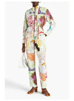 Zimmermann Shelly Zip Boilersuit Poster Print Size 2 / AU 12 for rent on The Volte - image 1