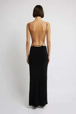 Christopher Esber Sculpted Strap Negative Space Cami Dress Black Size 14 AU for rent on The Volte - image 3