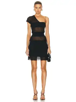 Christopher Esber Shadow Line Knitted Cami Dress Black Size XL / AU 14 for rent on The Volte - image 1