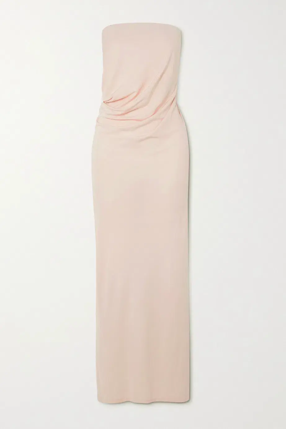 Christopher Esber Balm Strapless Ruched Dress Pink Size AU 10 for rent on The Volte - main image