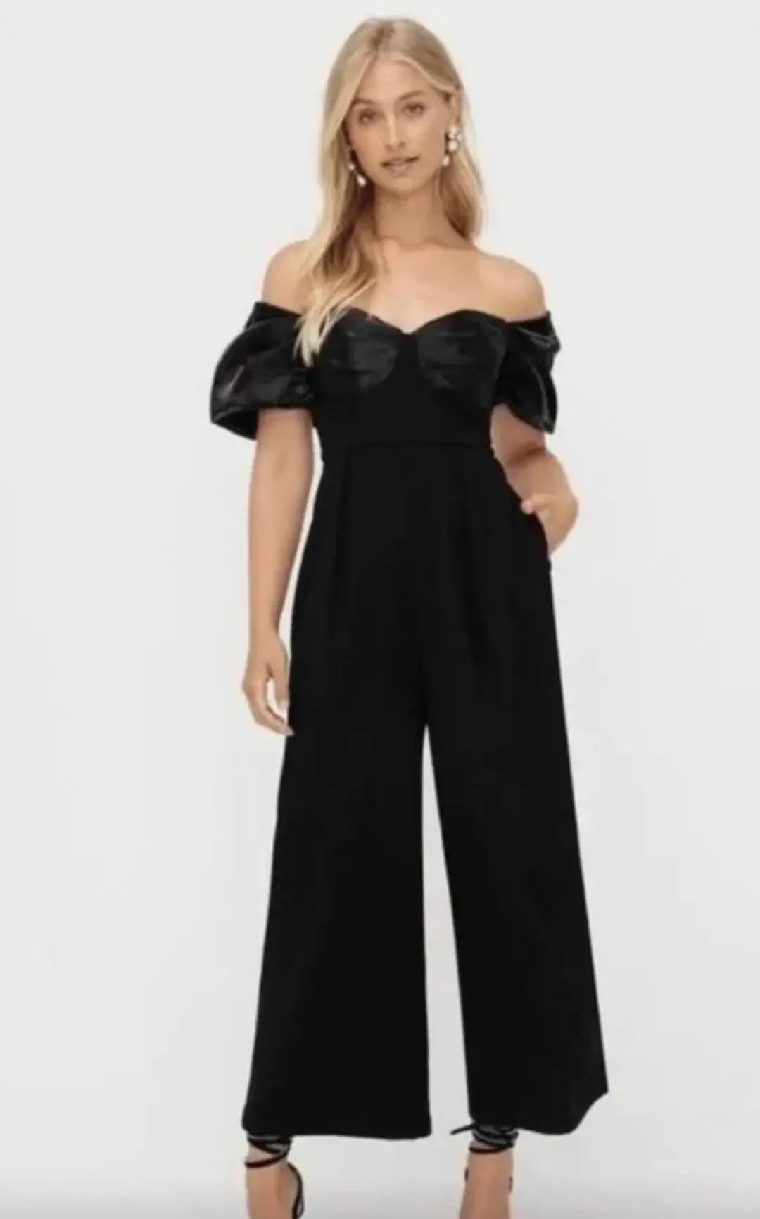 Sheike Liaison Jumpsuit Black Size 16 for rent on The Volte - main image