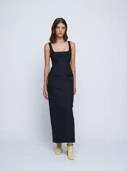 Anna Quan Ivana Maxi Dress Black Ink Size 6 for rent on The Volte - image 1