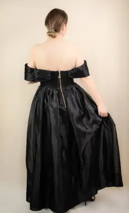 Aje Cordelia Corseted Maxi Dress Black Size 16 for rent on The Volte - image 5