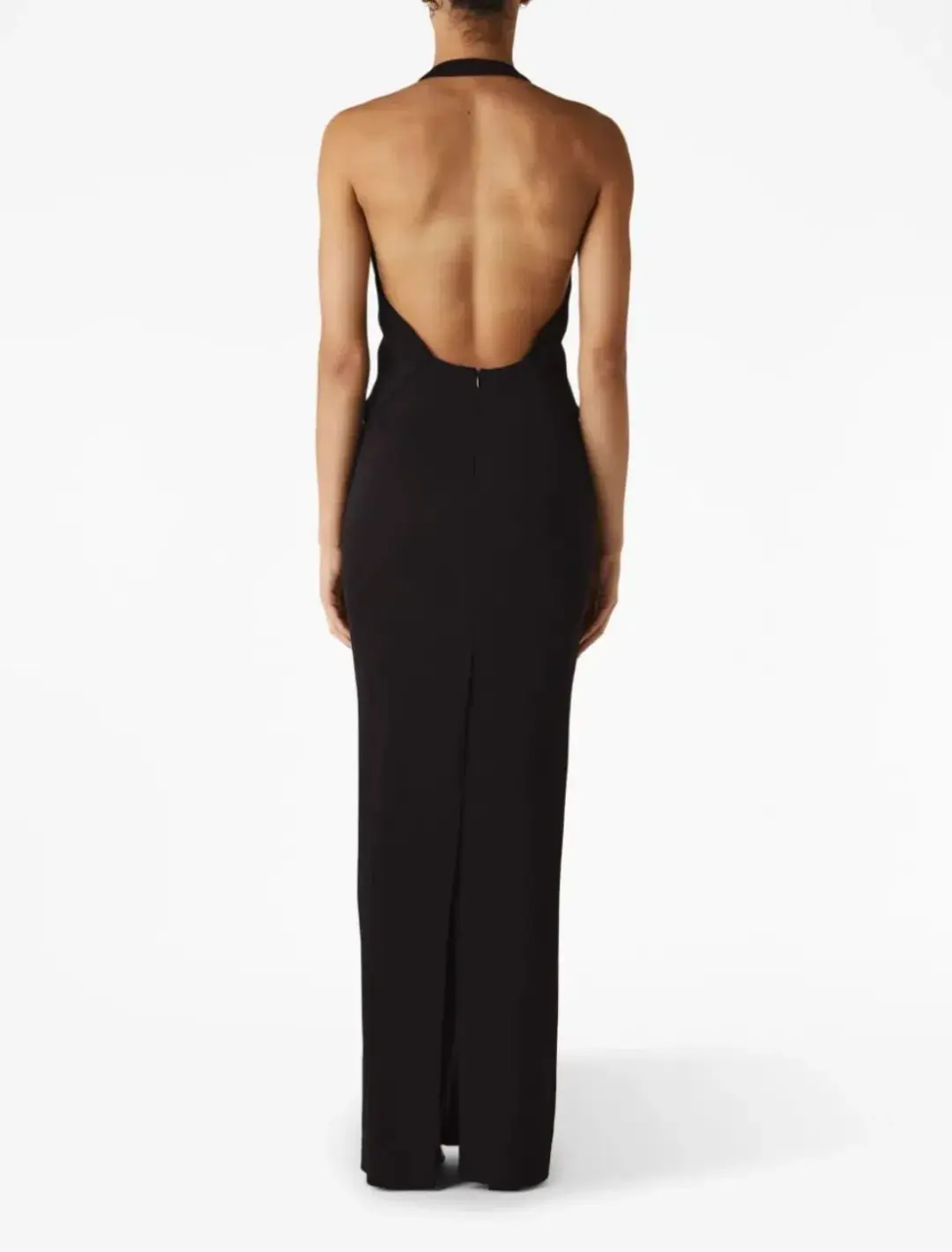 Christopher Esber Tailored Slope Halter Dress Black Size 6 for rent on The Volte - main image