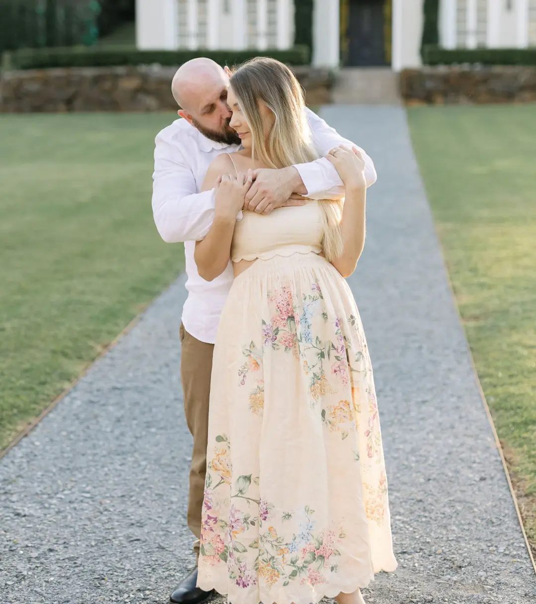 Zimmermann Halliday Scallop Midi Dress in Cream Watercolour Size 1 / AU 6-8 for rent on The Volte - main image