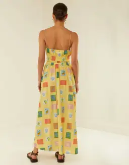 Palm Noosa West Dress Yellow Multi Size 12 for rent on The Volte - image 3