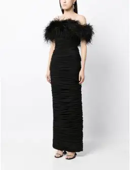 Rachel Gilbert Zion Gown Black Size 3 / AU 12 for rent on The Volte - image 3