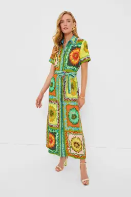 Alemais Disco Daisy Shirtdress Multi Size 8 for rent on The Volte - image 2
