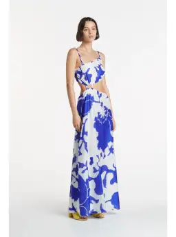 Sir The Label Vivi Asymmetrical Cut Out Dress Multi Size 2 / AU 10