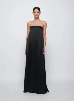 Anna Quan Delfina Maxi Dress Black Ink Size 10 for rent on The Volte - image 1
