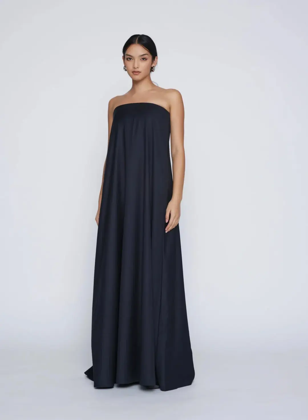 Anna Quan Delfina Maxi Dress Black Ink Size 10 for rent on The Volte - main image