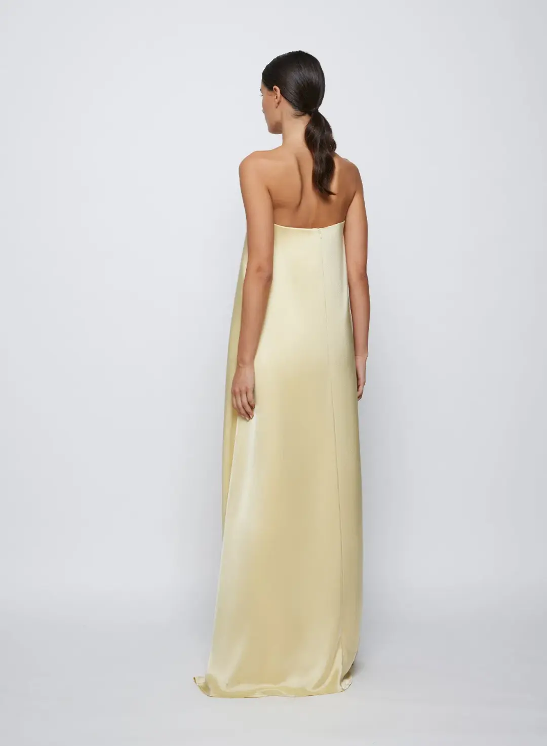 Anna Quan Delfina Maxi Dress Champagne Lemon Size 8 for rent on The Volte - main image