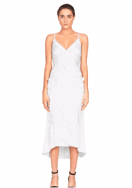 Camilla and Marc Sentry Midi Dress White for rent on The Volte - main image