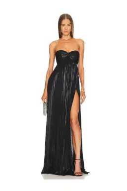 Retrofete Zoa Dress in Black Size XS/AU 6 for rent on The Volte - image 1