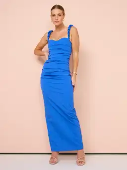 Sir the Label Azul Balconette Gown Cobalt Blue Size 4 / AU 14 for rent on The Volte - image 2