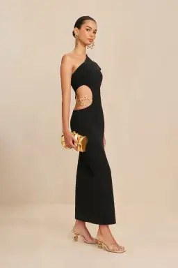 Cult Gaia Adrian Knit Dress Black Size AU 8 for rent on The Volte - image 2