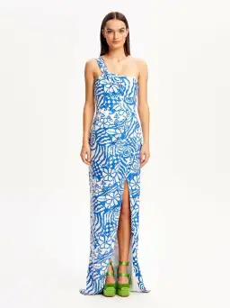 Alice McCall Daisy Daze Gown Blue Print Size 8 for rent on The Volte - image 2