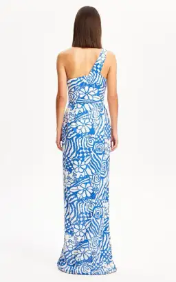 Alice McCall Daisy Daze Gown Blue Print Size 8 for rent on The Volte - image 3