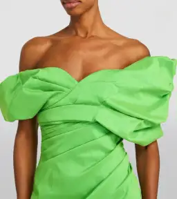 Rachel Gilbert Gia Midi Dress Green Size 3 / AU 12 for rent on The Volte - image 2