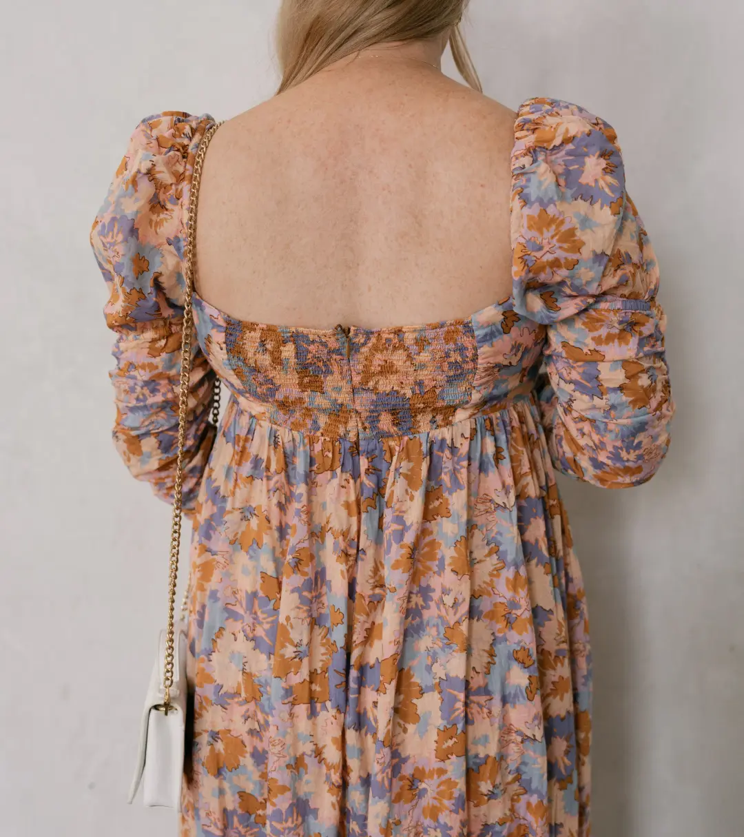 Zimmermann Violet Twist Front Midi Dress Multi Floral Size 2 / AU 8-10 for rent on The Volte - main image