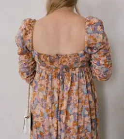 Zimmermann Violet Twist Front Midi Dress Multi Floral Size 2 / AU 8-10 for rent on The Volte - image 5
