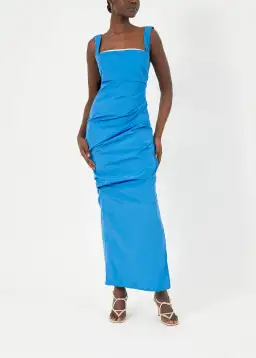 Paris Georgia Raf Midi Dress in Turquoise Size 8 for rent on The Volte - image 3