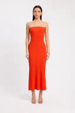 Kookai Serah Strapless Dress Mimosa Size 10
