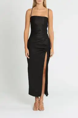 Shona Joy Thalia Midi Dress Black Size 8 for rent on The Volte - image 2