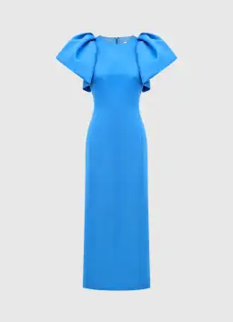 Leo Lin Lucinda Maxi Dress Steel Blue Size 8 for rent on The Volte - image 3