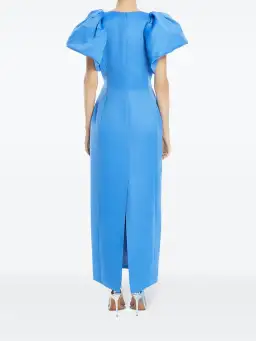 Leo Lin Lucinda Maxi Dress Steel Blue Size 10 for rent on The Volte - image 2