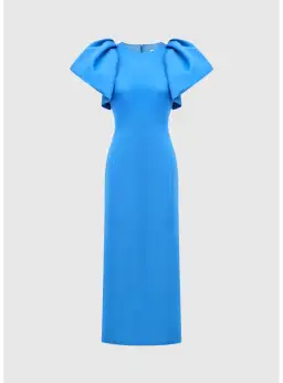 Leo Lin Lucinda Maxi Dress Steel Blue Size AU 12 for rent on The Volte - image 4
