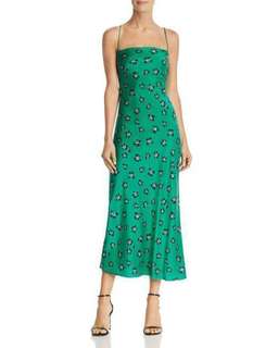 Bec and Bridge Tropicana Midi Dress Green Size 12