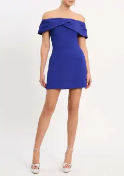 Rebecca Vallance Cora Mini Dress Blue Size 10 for rent on The Volte - image 1