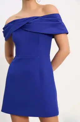 Rebecca Vallance Cora Mini Dress Blue Size 10 for rent on The Volte - image 2
