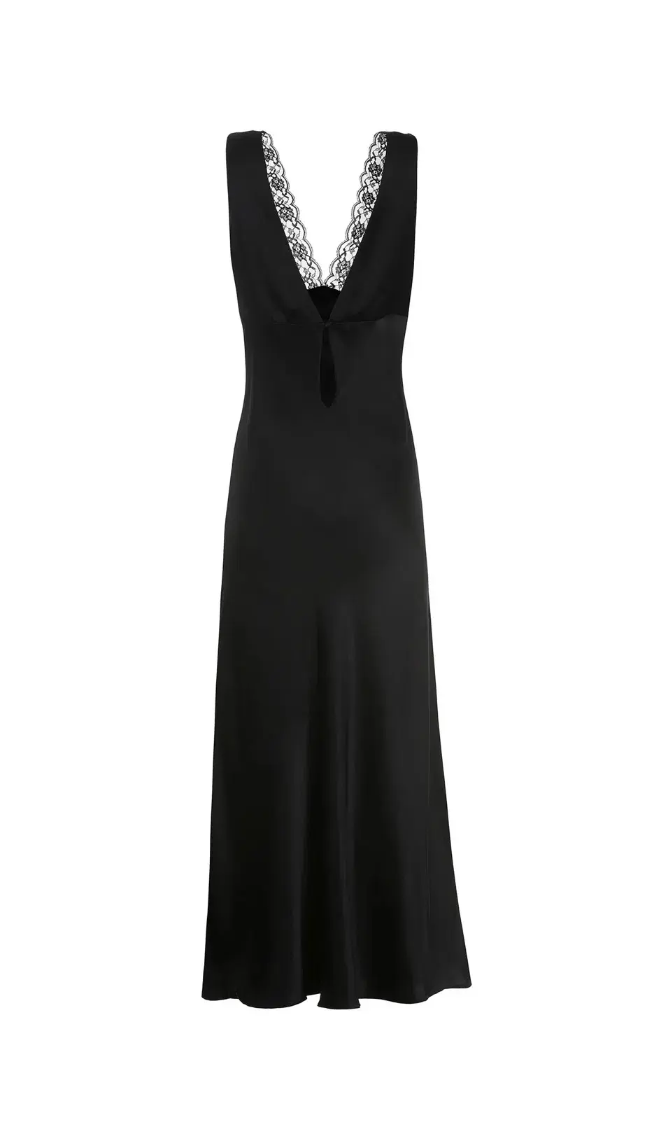 Maison Essentiele Vintage Maxi Gown Black Size 6 for rent on The Volte - main image