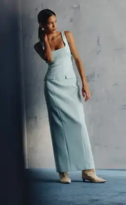 Anna Quan Ivana Dress Ice Blue Size 8 for rent on The Volte - image 3