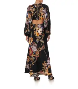 Camilla A Night In The 90s U-Ring Cut-Out Dress Black Print Size 10 for rent on The Volte - image 2