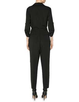 Cue Trench Tapered Jumpsuit Black Size 8 for rent on The Volte - image 3