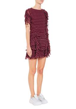 Sir the Label Marceau Dress Burgundy Size AU 8 for rent on The Volte - image 6