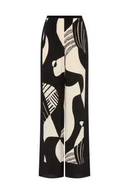 Sir the Label Realisme Wrap Halter Mini Dress and Pant Set in Papier Print Size 8 for rent on The Volte - image 5