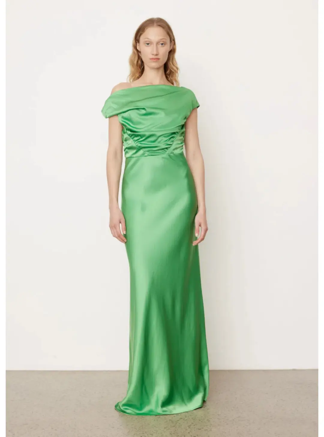 Paris Georgia 07 Davie Maxi Dress in Basil Size AU 6 for rent on The Volte - main image