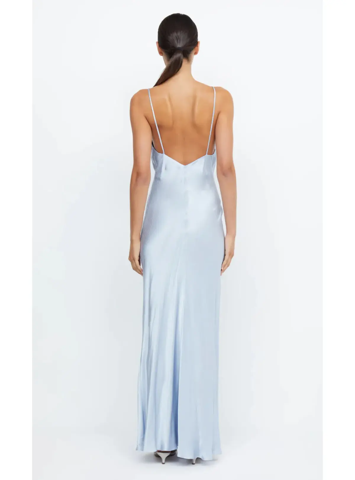 Bec & Bridge Moon Dance V Maxi Dress Dust Blue Size AU 6 - Image 5