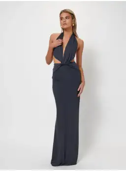 Effie Kat Harper Gown in Thunder Size M / AU 10 for rent on The Volte - image 1