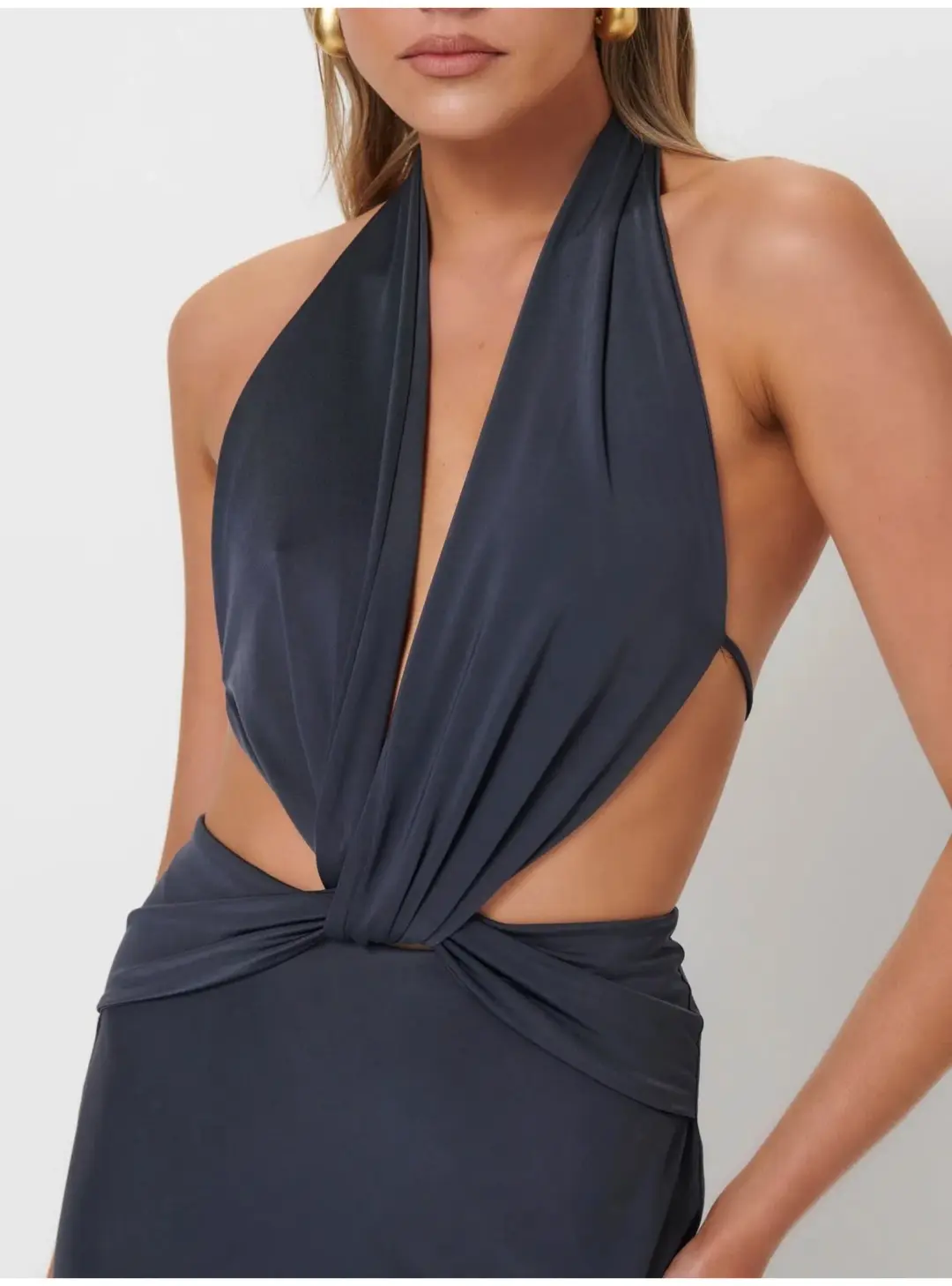 Effie Kat Harper Gown in Thunder Size M / AU 10 for rent on The Volte - main image